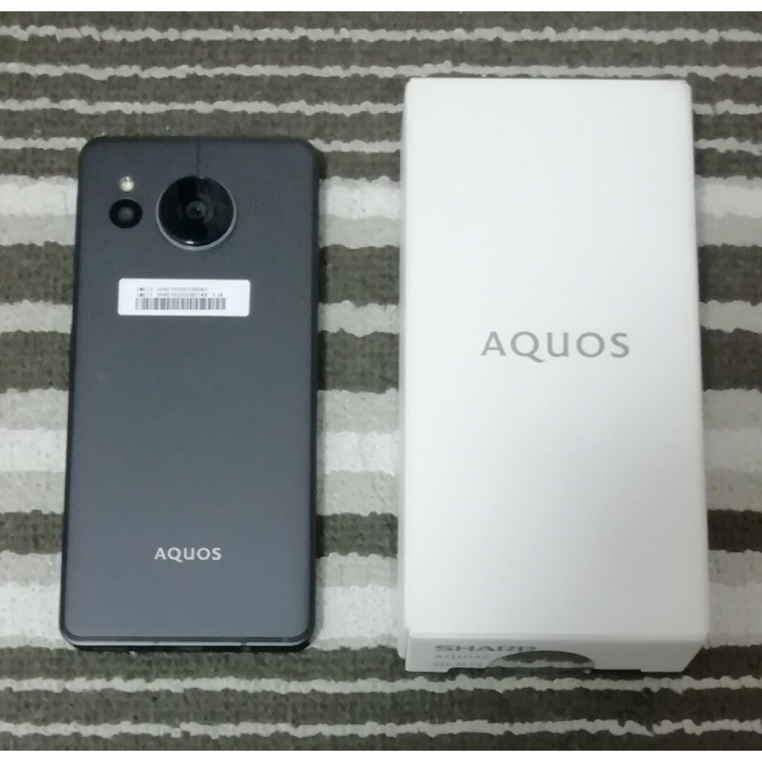 SHARP AQUOS Sense7 SH-M24 ブラック スマホ/家電/カメラのスマートフォン/携帯電話(スマートフォン本体)の商品写真