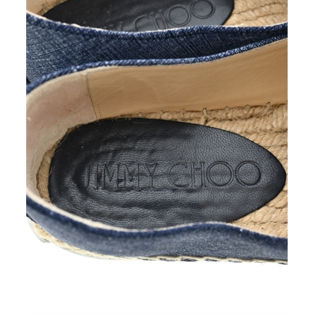 JIMMY CHOO(ジミーチュウ)のJIMMY CHOO エスパドリーユ EU36(22.5cm位) 青系 【古着】【中古】 レディースの靴/シューズ(その他)の商品写真