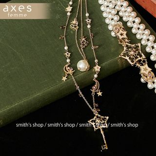 アクシーズファム(axes femme)のaxes femme スターライト2連ネックレス(ネックレス)