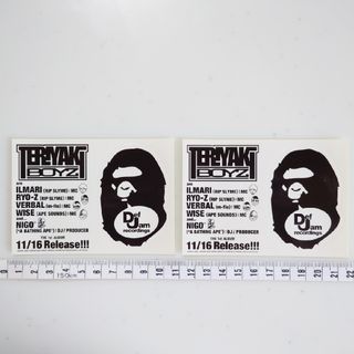 アベイシングエイプ(A BATHING APE)のアベイシングエイプ TERIYAKIBOYZ 2枚セット ステッカー 非売品(その他)