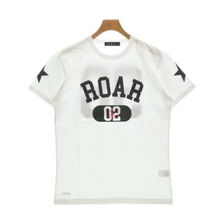 ロアー(roar)のroar ロアー Tシャツ・カットソー L 白 【古着】【中古】(Tシャツ/カットソー(半袖/袖なし))