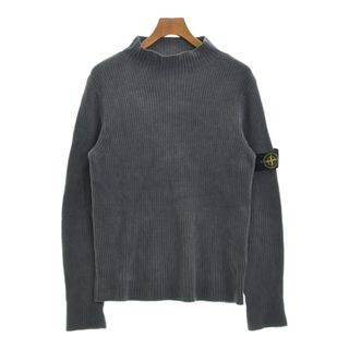 ストーンアイランド(STONE ISLAND)のSTONE ISLAND ストーンアイランド ニット・セーター M グレー 【古着】【中古】(ニット/セーター)