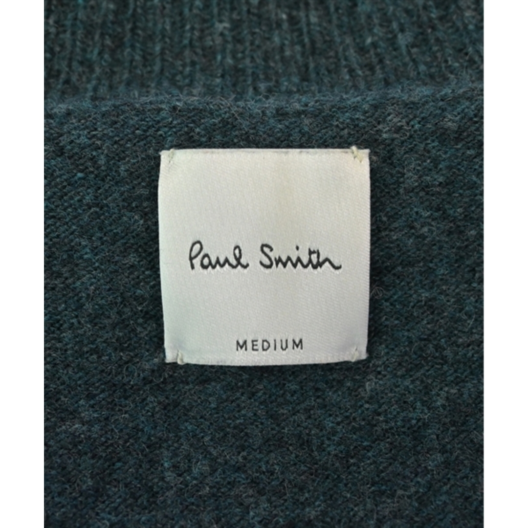 Paul Smith(ポールスミス)のPaul Smith ポールスミス ニット・セーター M 青緑系 【古着】【中古】 メンズのトップス(ニット/セーター)の商品写真