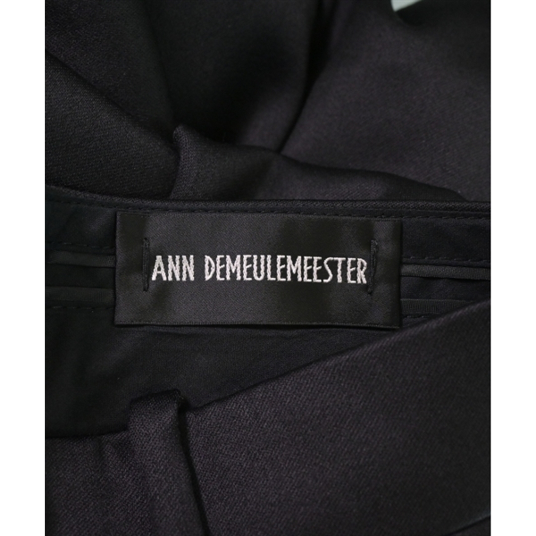 Ann Demeulemeester(アンドゥムルメステール)のANN DEMEULEMEESTER スラックス 48(L位) 黒 【古着】【中古】 メンズのパンツ(スラックス)の商品写真