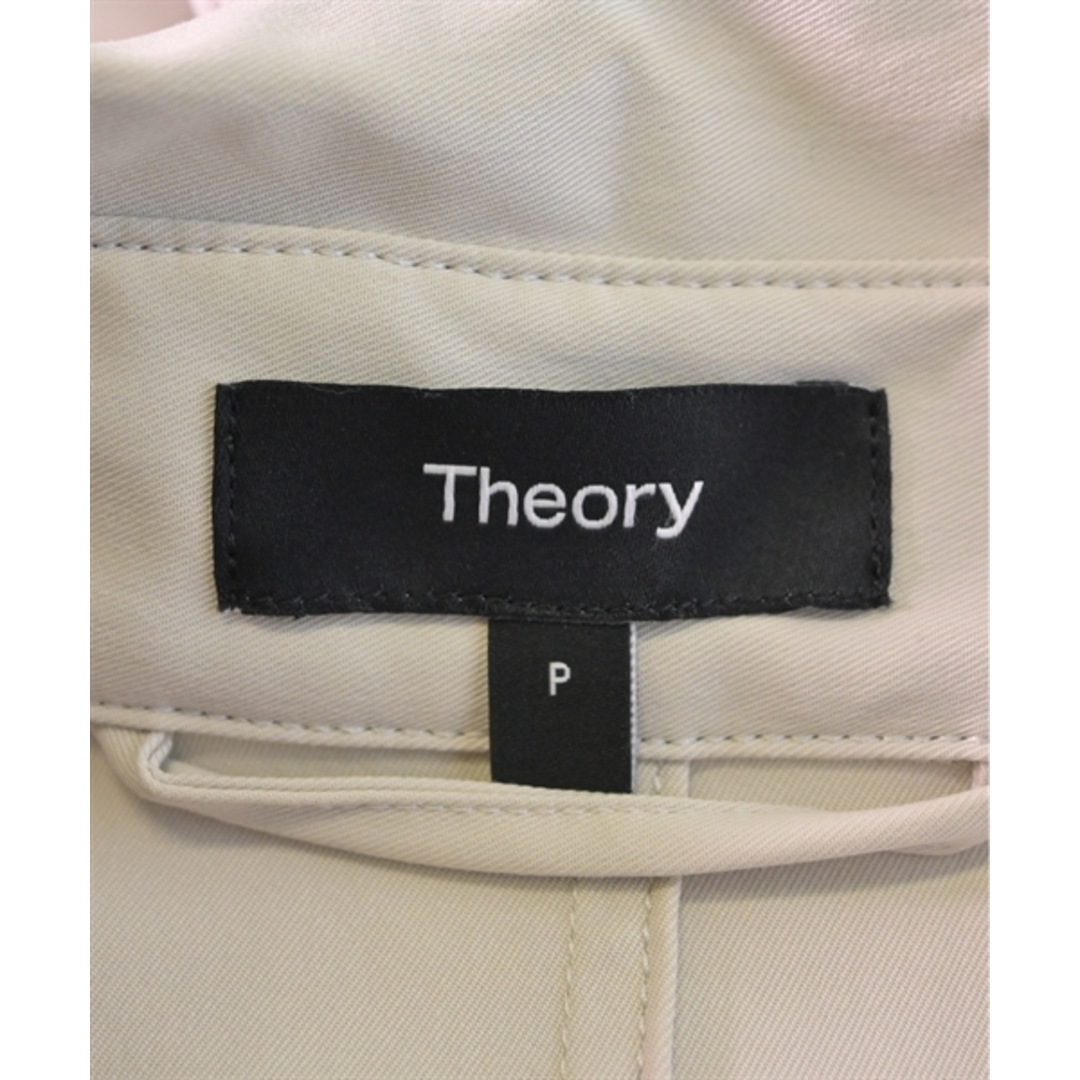 theory(セオリー)のTheory セオリー トレンチコート P(XS位) オフホワイト 【古着】【中古】 レディースのジャケット/アウター(トレンチコート)の商品写真