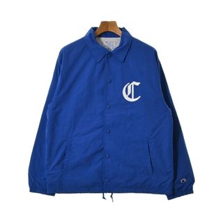 チャンピオン(Champion)のCHAMPION チャンピオン ブルゾン M 青 【古着】【中古】(その他)