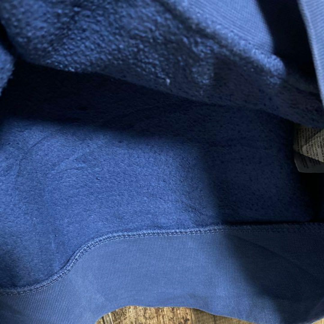adidas(アディダス)のアディダス メンズ フーディ パーカー S ブルー ロゴ 長袖 USA 古着 メンズのトップス(パーカー)の商品写真