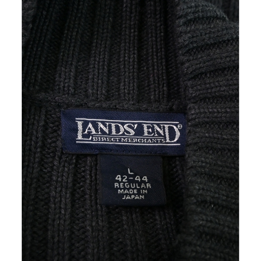 LAND'S END ランズエンド ニット・セーター L チャコールグレー 【古着】【中古】 メンズのトップス(ニット/セーター)の商品写真