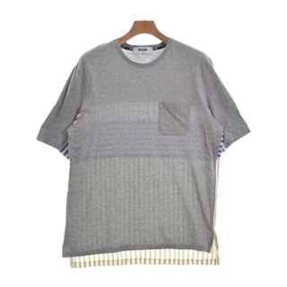 MSGM - MSGM エムエスジーエム Tシャツ・カットソー -(M位) グレー 【古着】【中古】