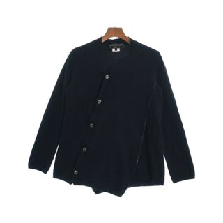 コムデギャルソンオムプリュス(COMME des GARCONS HOMME PLUS)のCOMME des GARCONS HOMME PLUS カーディガン M 黒 【古着】【中古】(カーディガン)