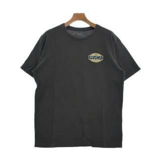 ルーカ(RVCA)のRVCA ルーカ Tシャツ・カットソー L チャコールグレー 【古着】【中古】(Tシャツ/カットソー(半袖/袖なし))