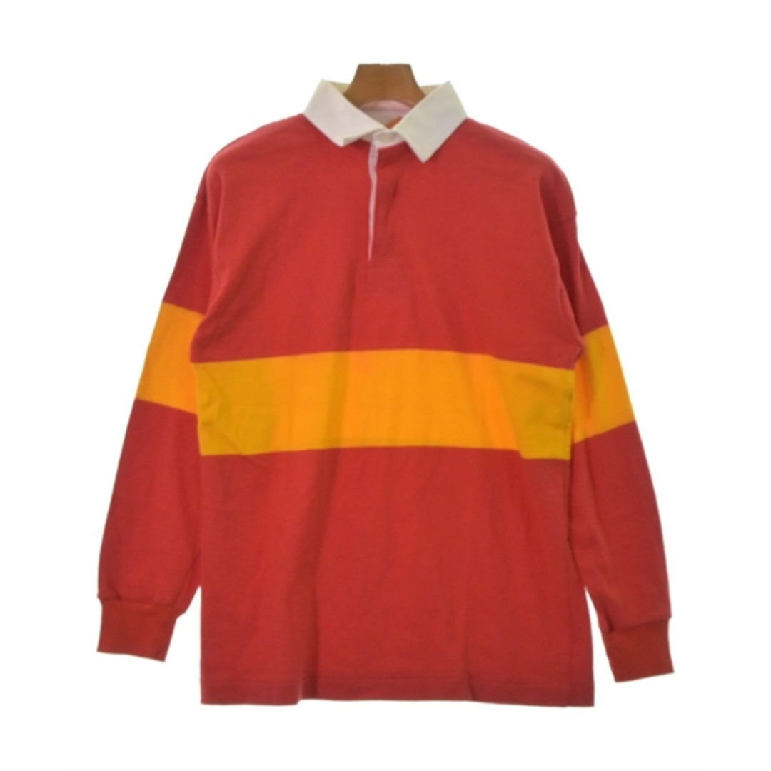 その他 ソノタ ポロシャツ 38(M位) 赤xオレンジ 【古着】【中古】 メンズのトップス(ポロシャツ)の商品写真