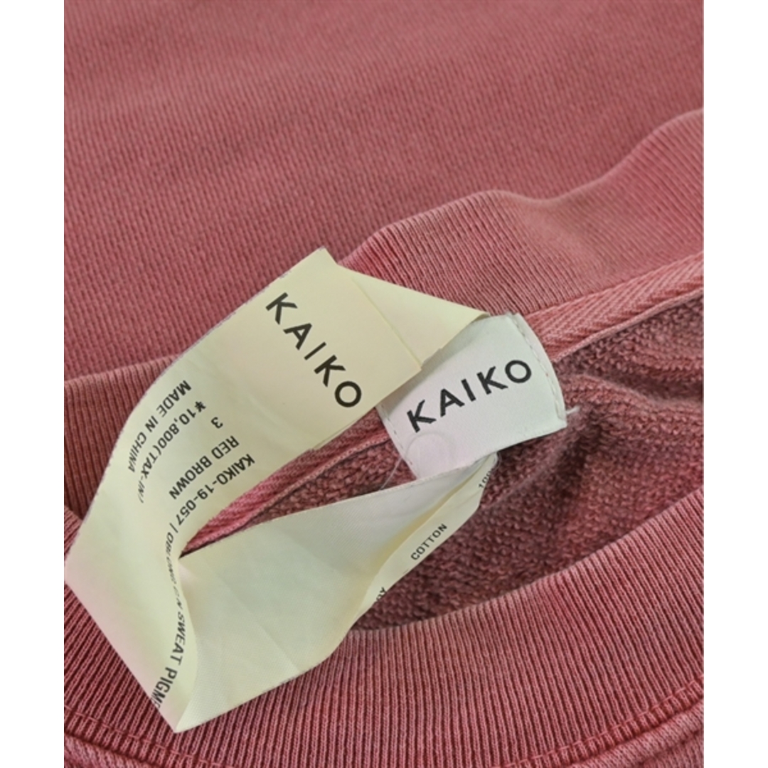KAIKO(カイコー)のKAIKO カイコ－ スウェット 3(L位) ピンク 【古着】【中古】 メンズのトップス(スウェット)の商品写真