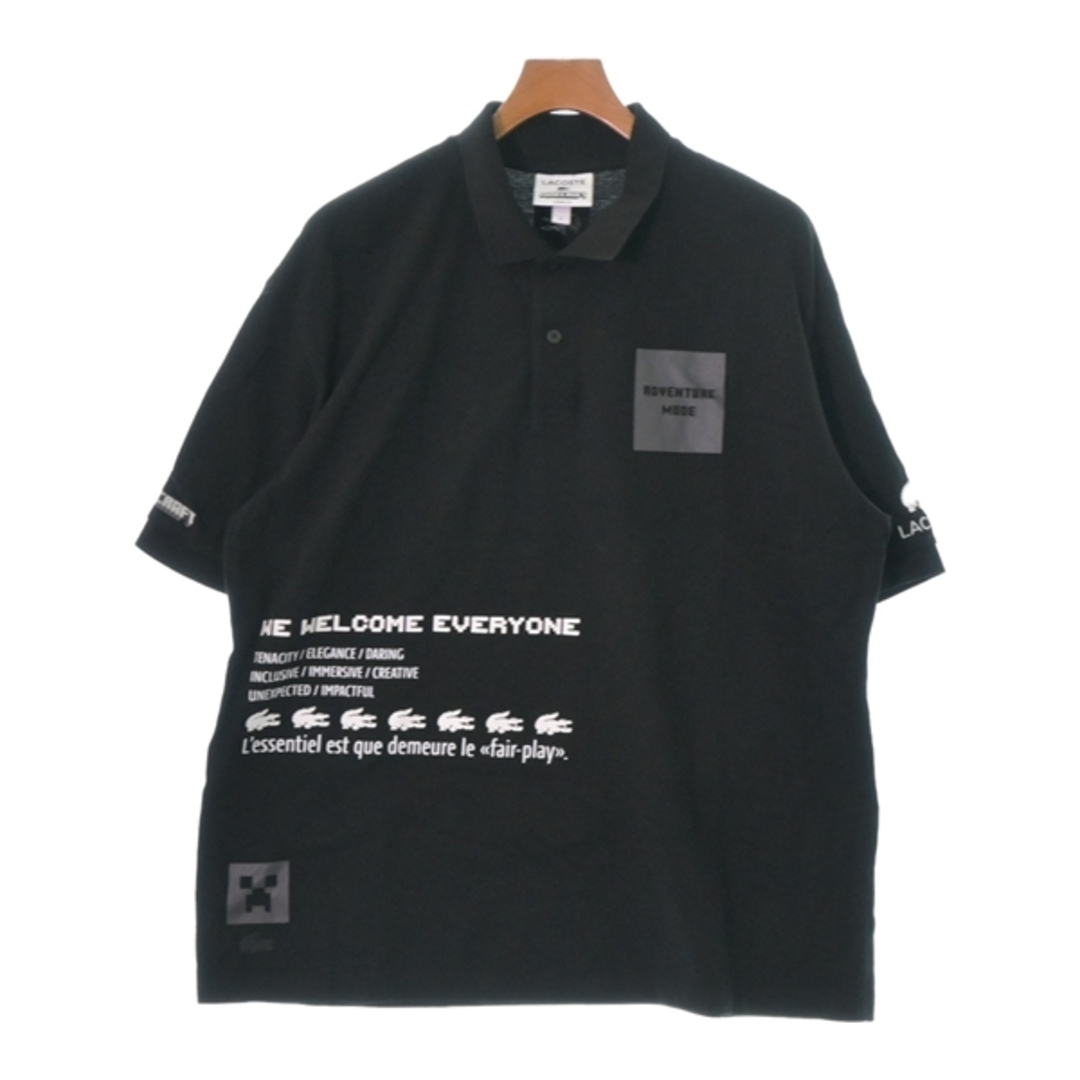 LACOSTE(ラコステ)のLACOSTE ラコステ ポロシャツ XL 黒 【古着】【中古】 メンズのトップス(ポロシャツ)の商品写真