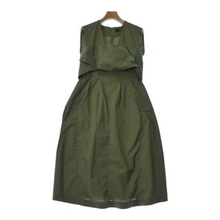 スタイリング(styling/)のstyling/ スタイリング ワンピース 0(XS位) カーキ 【古着】【中古】(ひざ丈ワンピース)