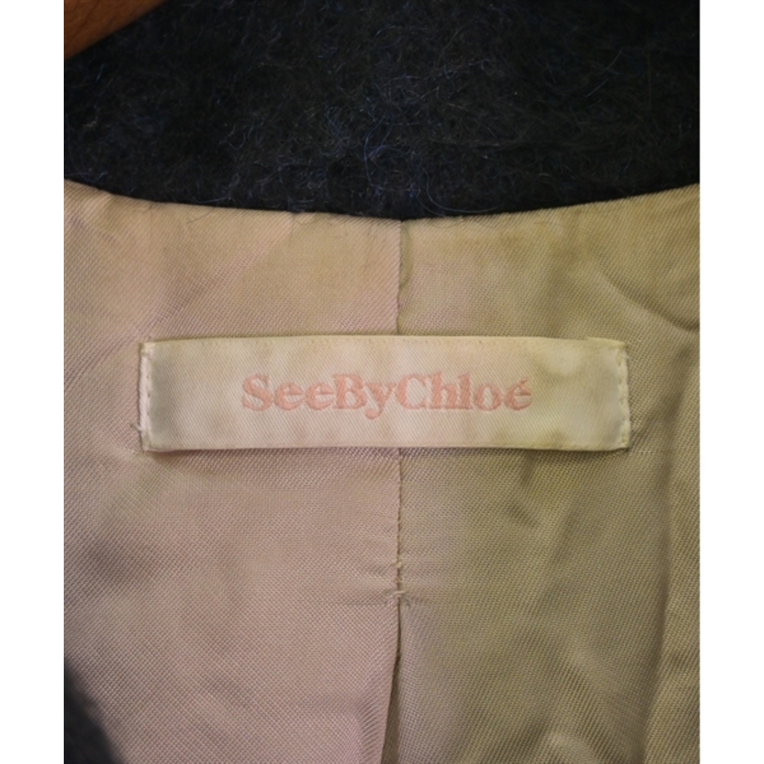 SEE BY CHLOE(シーバイクロエ)のSee By Chloe コート（その他） 34(XS位) 紺x青(ミックス) 【古着】【中古】 レディースのジャケット/アウター(その他)の商品写真