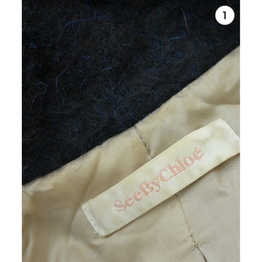 SEE BY CHLOE(シーバイクロエ)のSee By Chloe コート（その他） 34(XS位) 紺x青(ミックス) 【古着】【中古】 レディースのジャケット/アウター(その他)の商品写真