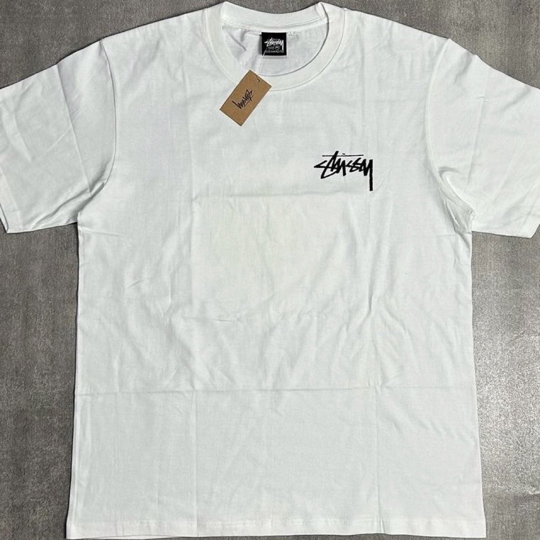 STUSSY(ステューシー)のstussy メンズ レディース 白 半袖 Tシャツ ITP FLOWER L メンズのトップス(Tシャツ/カットソー(半袖/袖なし))の商品写真