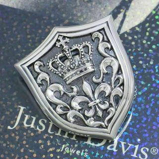 ジャスティンデイビス(Justin Davis)のジャスティンデイビス　FDLクラウンシールドペンダント　廃盤　希少　高級(ネックレス)