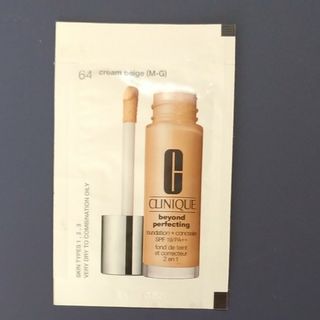 クリニーク(CLINIQUE)のCLINIQUEファンデーションサンプル(ファンデーション)