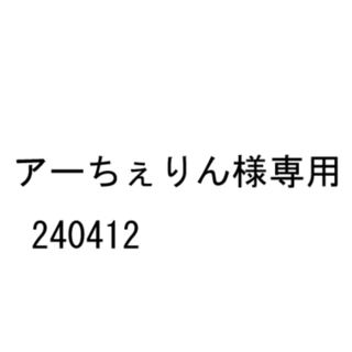 アーちぇりん様専用 240412(その他)
