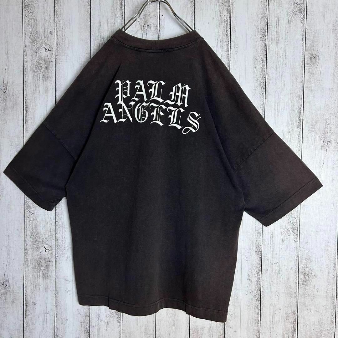 PALM ANGELS(パームエンジェルス)の【希少デザイン】パームエンジェルス☆バーニングヘッド Tシャツ くすみカラー メンズのトップス(Tシャツ/カットソー(半袖/袖なし))の商品写真