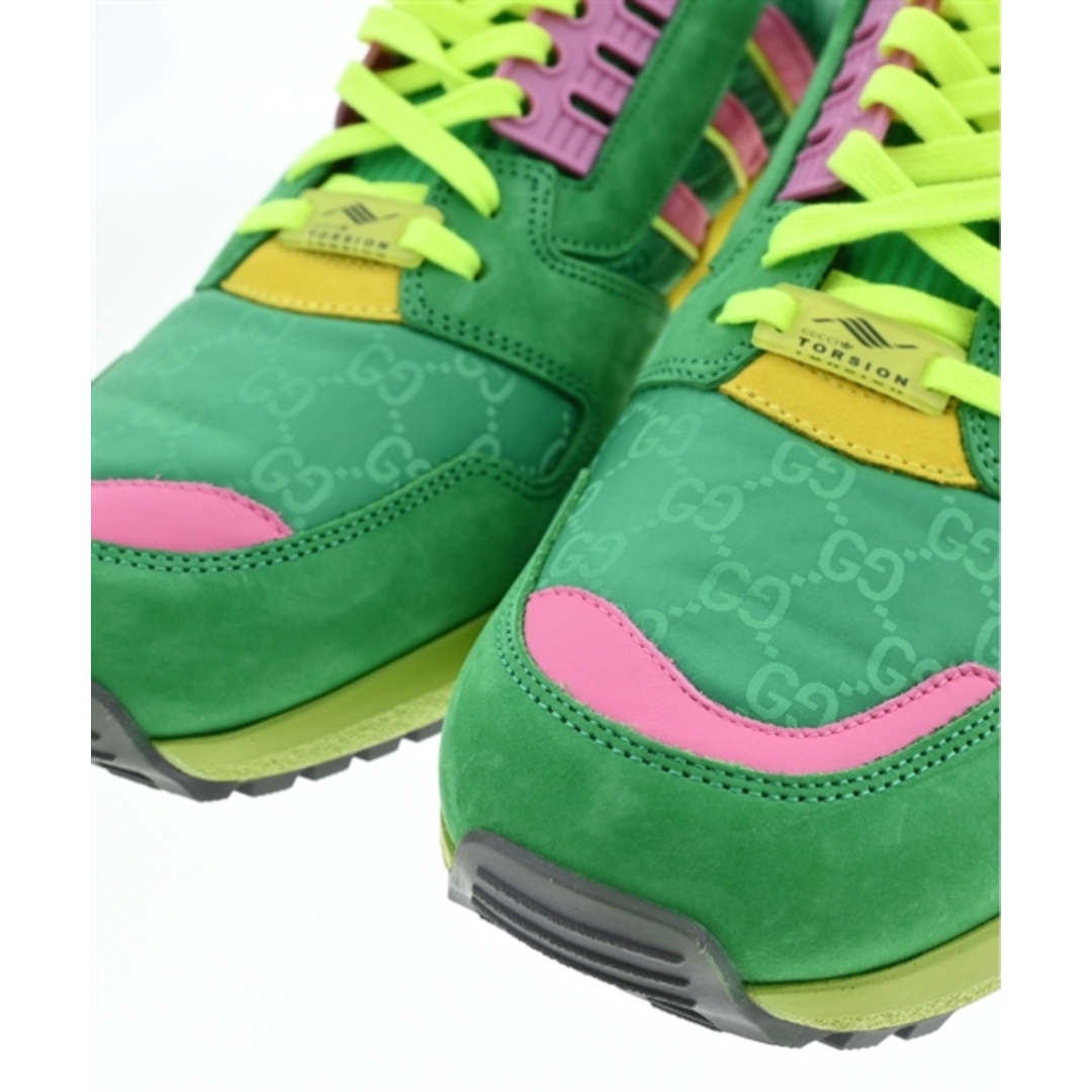 Gucci(グッチ)のGUCCI グッチ スニーカー 30cm 緑xピンク等 【古着】【中古】 メンズの靴/シューズ(スニーカー)の商品写真