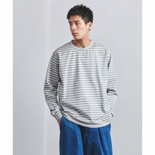 ユナイテッドアローズ(UNITED ARROWS)の【NAVY】ピケ ボーダー ロングスリーブ Tシャツ(その他)