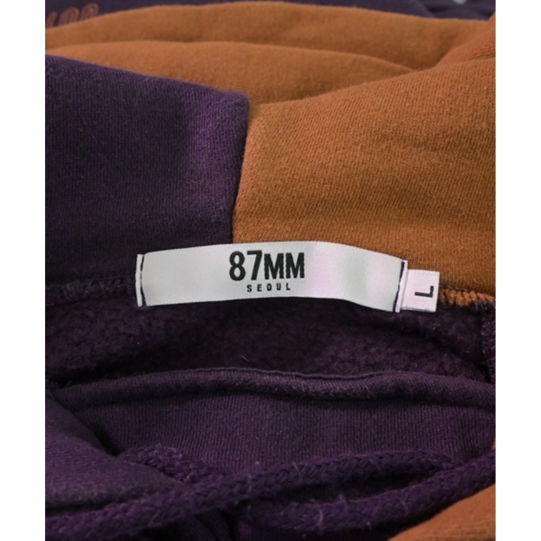 87MM Mmlg パーカー L 紫xオレンジ系 【古着】【中古】 メンズのトップス(パーカー)の商品写真