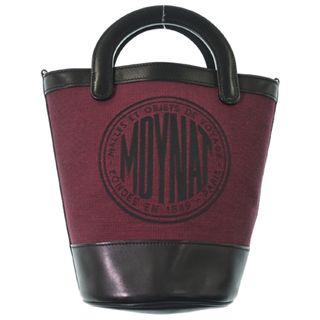 モワナ(MOYNAT)のMOYNAT モワナ ハンドバッグ - エンジx黒 【古着】【中古】(ハンドバッグ)