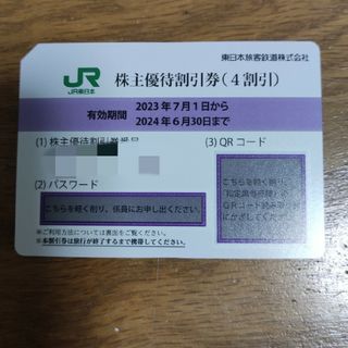 JR東日本　株主優待割引券　1枚（24年6月期限）(鉄道乗車券)