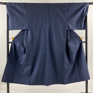 男着物 身丈140.5cm 裄丈69cm 正絹 優品 【中古】(着物)