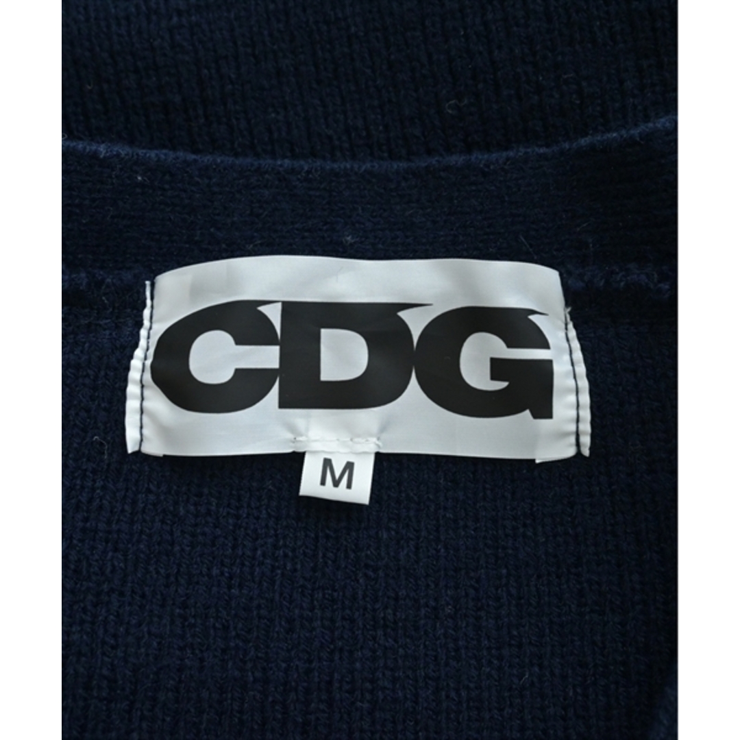 CDG シーディージー カーディガン M 紺 【古着】【中古】 メンズのトップス(カーディガン)の商品写真