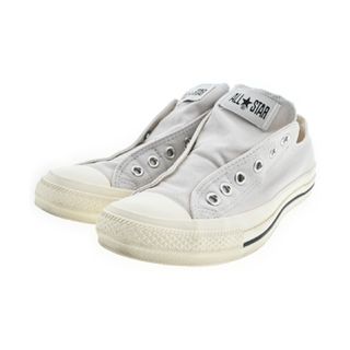 コンバース(CONVERSE)のCONVERSE コンバース スニーカー 24.5cm グレー 【古着】【中古】(スニーカー)