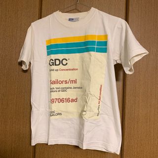 ジーディーシー(GDC)のGDC ジーディーシー　プリントTシャツ　白　ホワイト　レディース　Mサイズ(Tシャツ(半袖/袖なし))