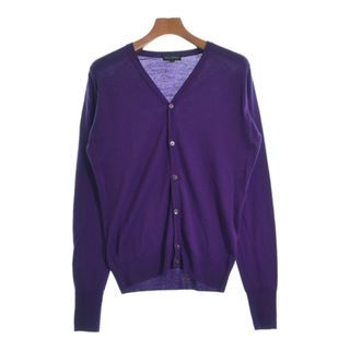 ジョンスメドレー(JOHN SMEDLEY)のJOHN SMEDLEY ジョンスメドレー カーディガン S 紫 【古着】【中古】(カーディガン)