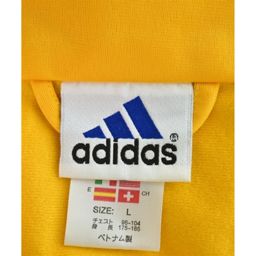 adidas(アディダス)のadidas アディダス Tシャツ・カットソー L 黄x黒 【古着】【中古】 メンズのトップス(Tシャツ/カットソー(半袖/袖なし))の商品写真