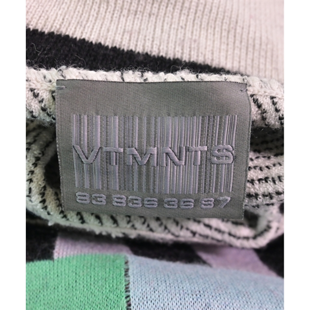 VTMNTS ニット・セーター M ベージュxグレーx黒等(総柄) 【古着】【中古】 メンズのトップス(ニット/セーター)の商品写真