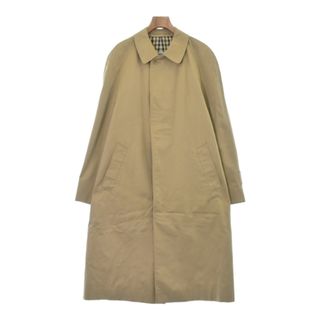 アクアスキュータム(AQUA SCUTUM)のAQUASCUTUM ステンカラーコート -(L位) ベージュ 【古着】【中古】(ステンカラーコート)