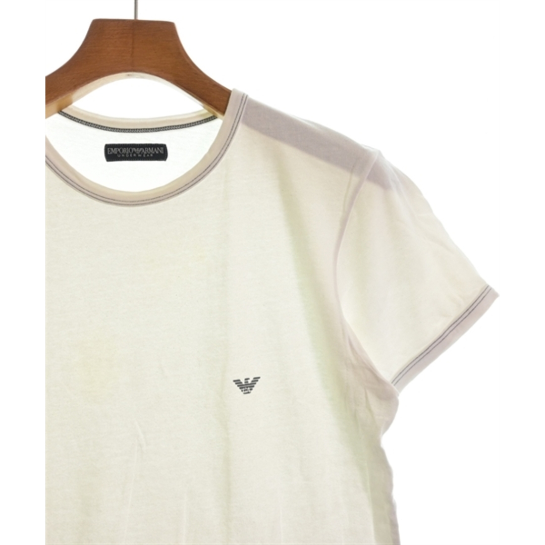 Emporio Armani(エンポリオアルマーニ)のEMPORIO ARMANI エンポリオアルマーニ Tシャツ・カットソー S 白 【古着】【中古】 メンズのトップス(Tシャツ/カットソー(半袖/袖なし))の商品写真