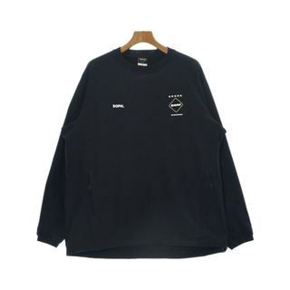 F.C.R.B エフシーアールビー スウェット XL 黒 【古着】【中古】(スウェット)