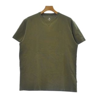 キムジョーンズ(KIM JONES)のKIM JONES キムジョーンズ Tシャツ・カットソー M カーキ 【古着】【中古】(Tシャツ/カットソー(半袖/袖なし))