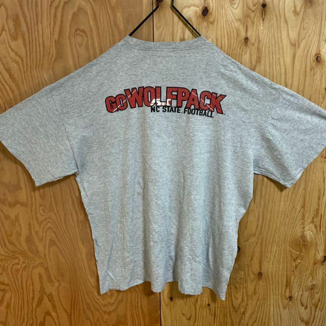 NIKE(ナイキ)のナイキ ビッグサイズ Tシャツ スウッシュ カレッジ ロゴ USA古着 90s メンズのトップス(Tシャツ/カットソー(半袖/袖なし))の商品写真