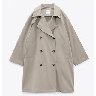 ZARA オーバーサイズコート　ベージュ　XS