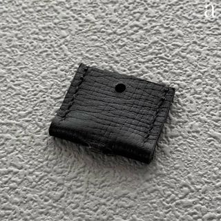 レザー キーカバー ハンドメイド 革 本革 革小物 黒 ブラック a(キーケース)