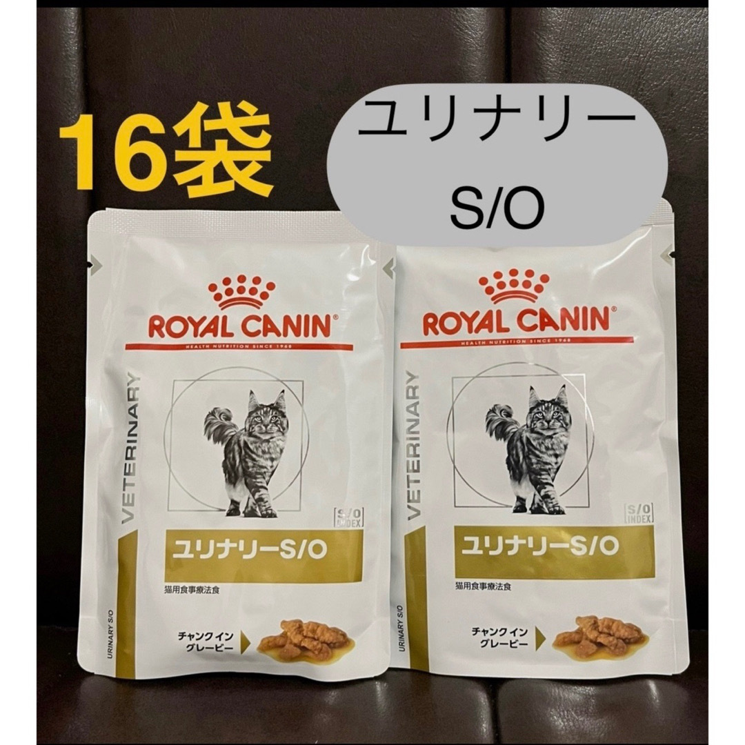 ROYAL CANIN(ロイヤルカナン)のロイヤルカナン猫 ユリナリーS/O チャンクイングレービー 85g×16袋 その他のペット用品(ペットフード)の商品写真