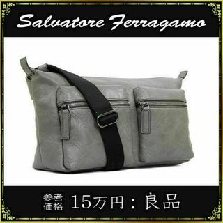 サルヴァトーレフェラガモ(Salvatore Ferragamo)の【全額返金保証・送料無料】フェラガモのショルダーバッグ・正規品・ガンチーニ総柄(ショルダーバッグ)