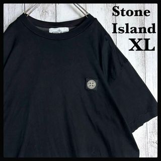 ストーンアイランド(STONE ISLAND)の【希少XLサイズ】ストーンアイランド☆ワンポイントロゴ入りTシャツ 鑑定済み(Tシャツ/カットソー(半袖/袖なし))