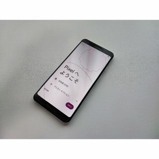 グーグルピクセル(Google Pixel)の美品 Google Pixel 3 128GB ホワイト SIMフリー 付属品付(スマートフォン本体)