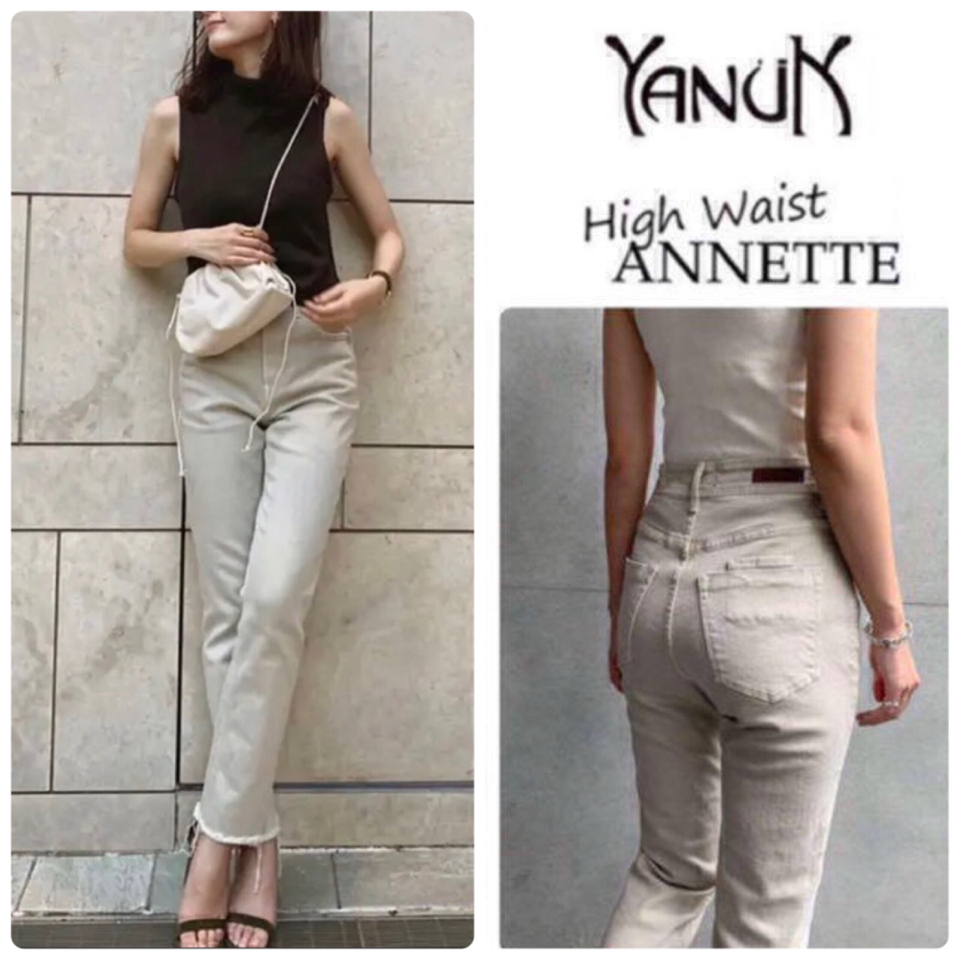 YANUK - 雑誌掲載⭐︎ヤヌーク ハイウエスト アネットストレートデニム YANUK - 雑誌掲載⭐︎ヤヌーク ハイウエスト アネットストレートデニム